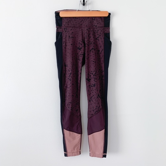 lululemon athletica Pants - Lululemon | Trail Bound 7/8 Tight Luxtreme Cherry